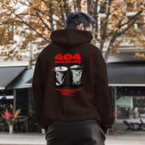 KNOCK “404 NOT FOUND” Hoodie – Where Expectations Meet Reality