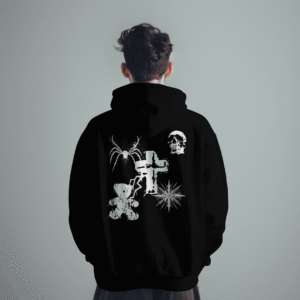 Knock Spider Cross Hoodie – 350 GSM Premium Cotton Streetwear